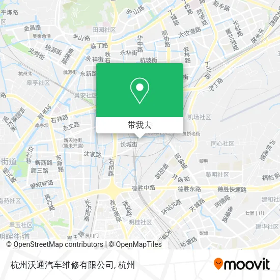 杭州沃通汽车维修有限公司地图
