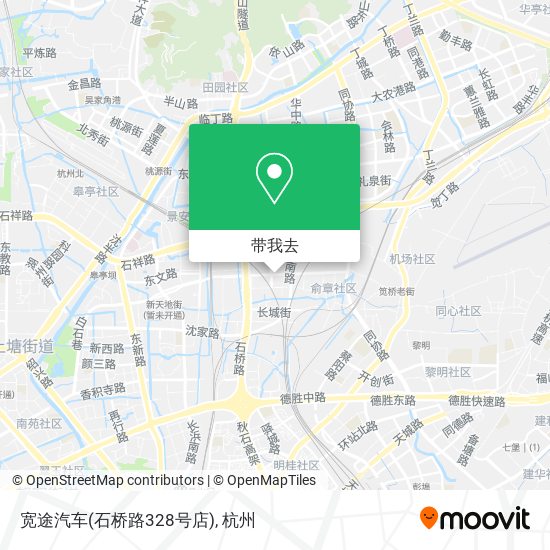 宽途汽车(石桥路328号店)地图