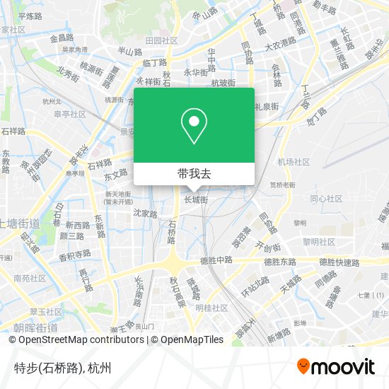 特步(石桥路)地图