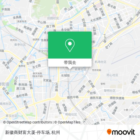 新徽商财富大厦-停车场地图
