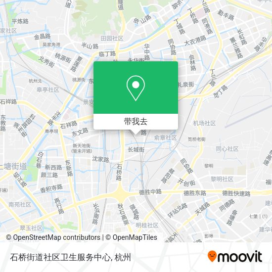 石桥街道社区卫生服务中心地图