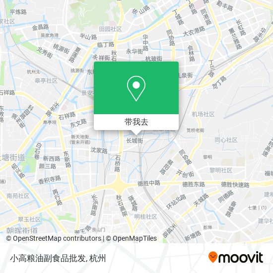 小高粮油副食品批发地图