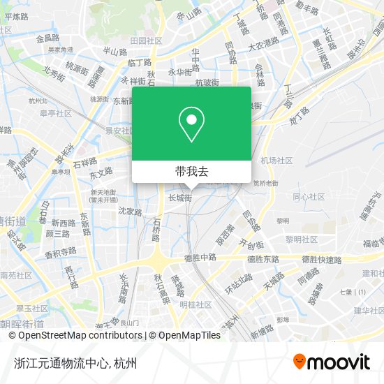 浙江元通物流中心地图