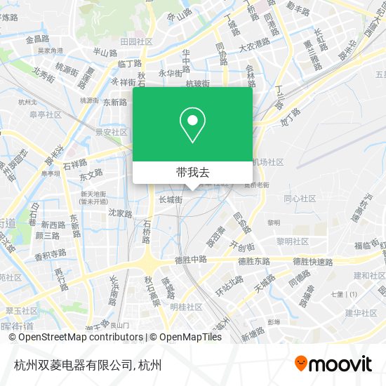 杭州双菱电器有限公司地图