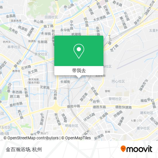 金百瀚浴场地图