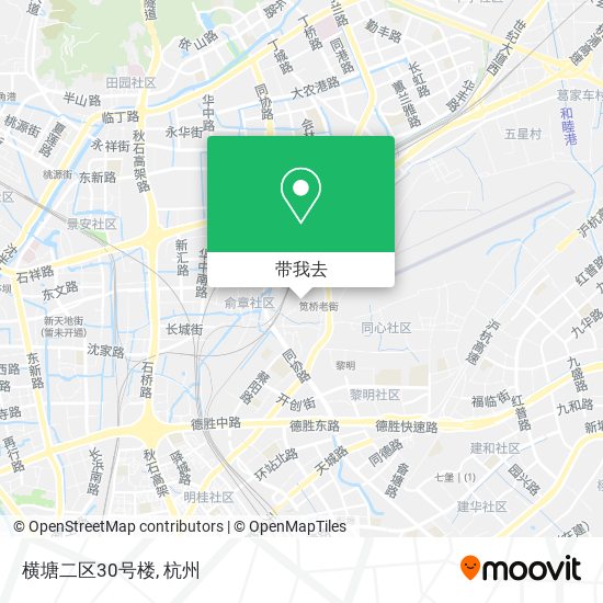 横塘二区30号楼地图