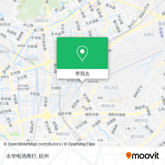 永华电池商行地图