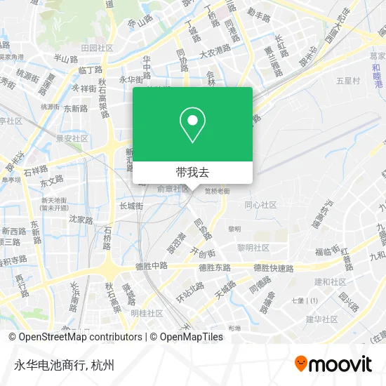 永华电池商行地图