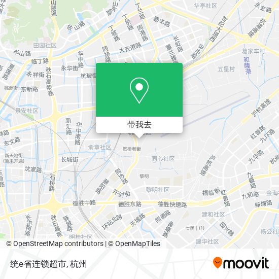 统e省连锁超市地图