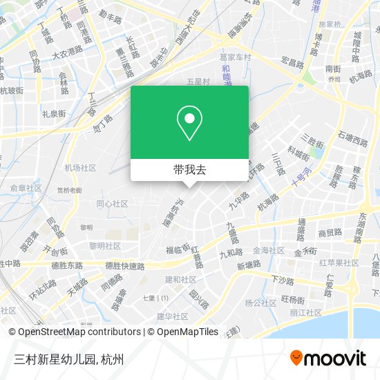 三村新星幼儿园地图