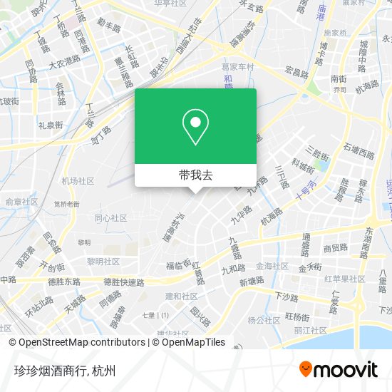 珍珍烟酒商行地图