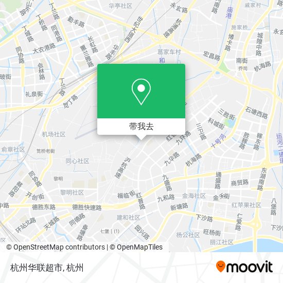 杭州华联超市地图