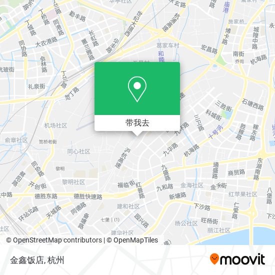 金鑫饭店地图