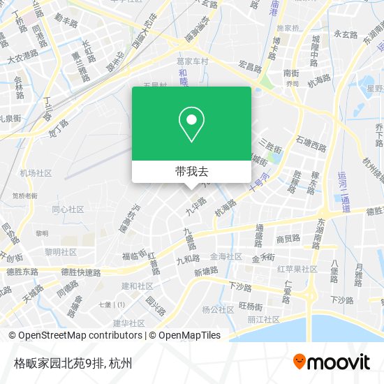 格畈家园北苑9排地图