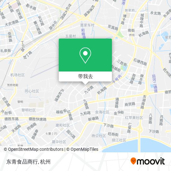 东青食品商行地图