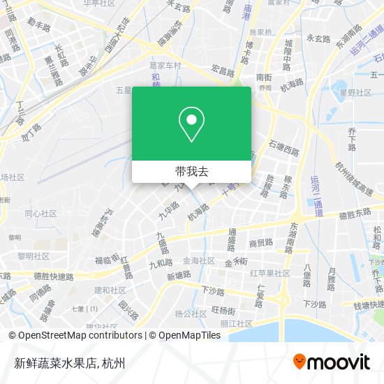 新鲜蔬菜水果店地图