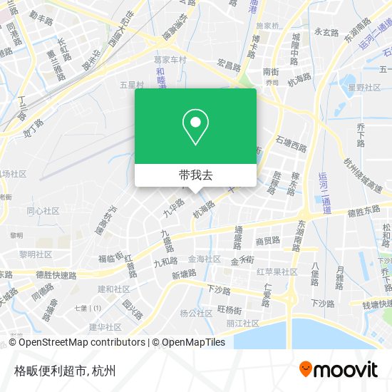 格畈便利超市地图