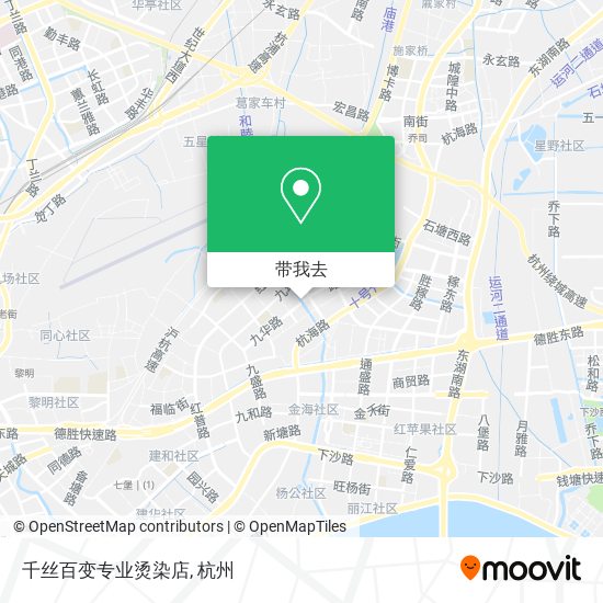 千丝百变专业烫染店地图