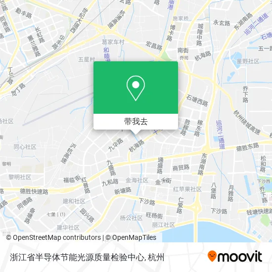 浙江省半导体节能光源质量检验中心地图