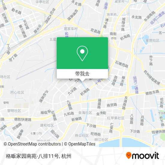 格畈家园南苑-八排11号地图