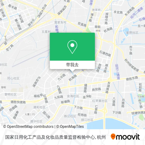 国家日用化工产品及化妆品质量监督检验中心地图