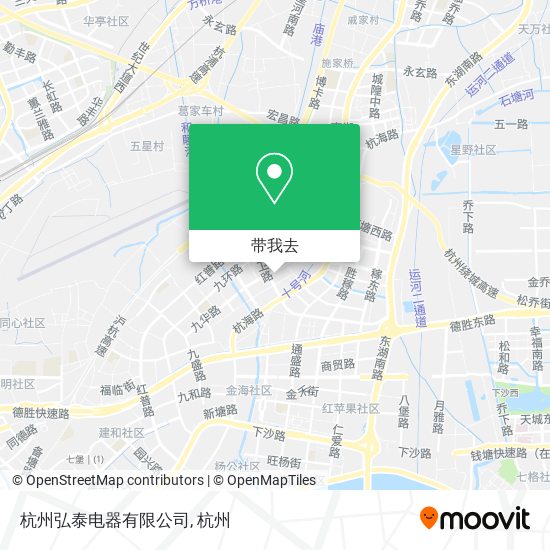 杭州弘泰电器有限公司地图