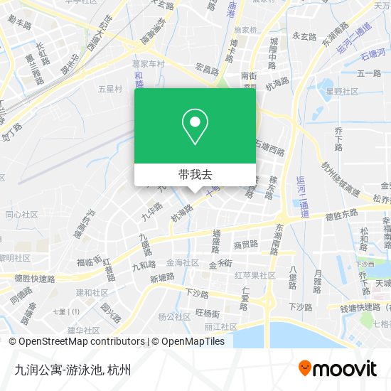 九润公寓-游泳池地图