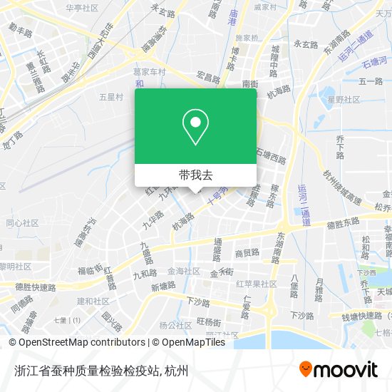 浙江省蚕种质量检验检疫站地图