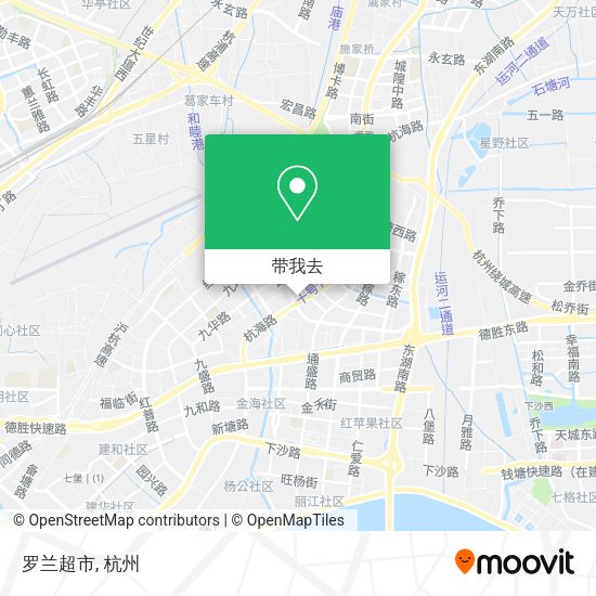 罗兰超市地图