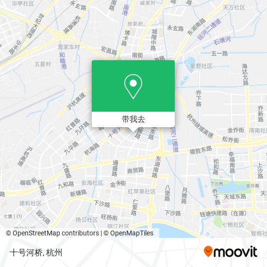 十号河桥地图