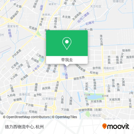 德力西物流中心地图