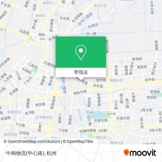 中闽物流(中心路)地图