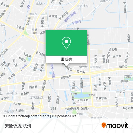 安徽饭店地图