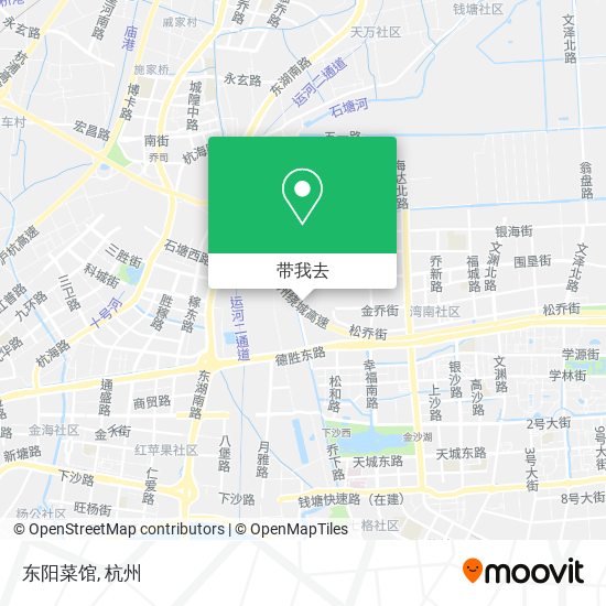 东阳菜馆地图