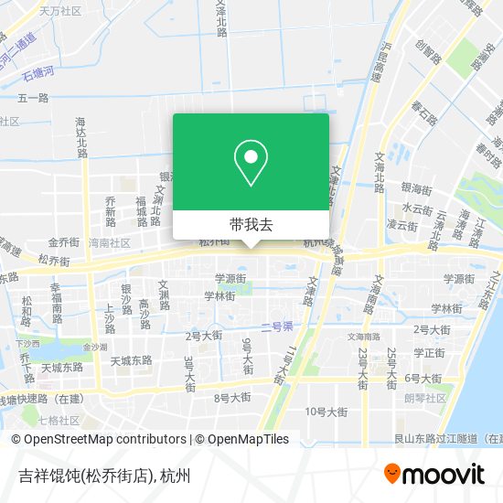 吉祥馄饨(松乔街店)地图