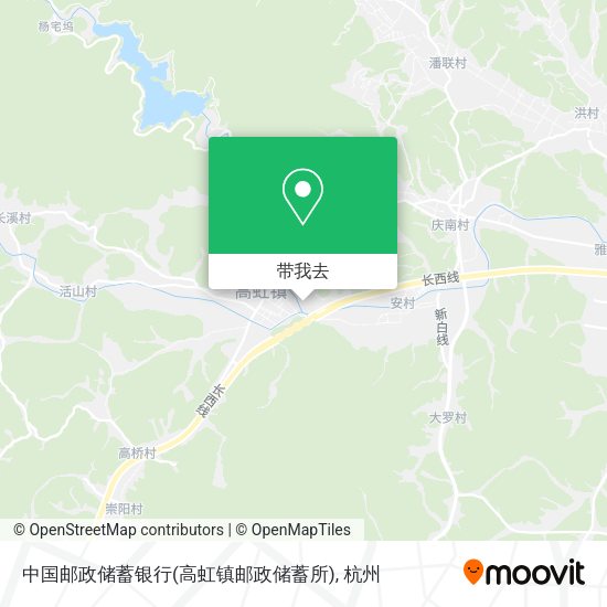 中国邮政储蓄银行(高虹镇邮政储蓄所)地图