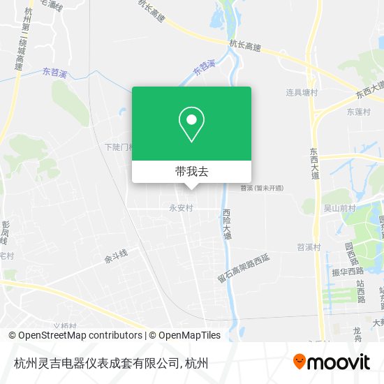杭州灵吉电器仪表成套有限公司地图