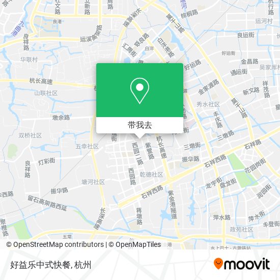 好益乐中式快餐地图