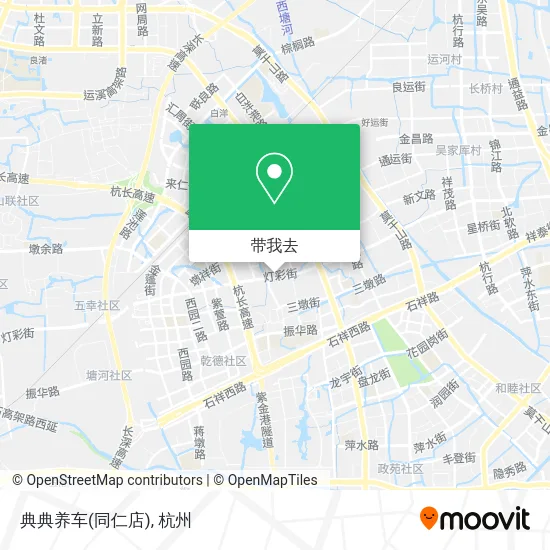 典典养车(同仁店)地图