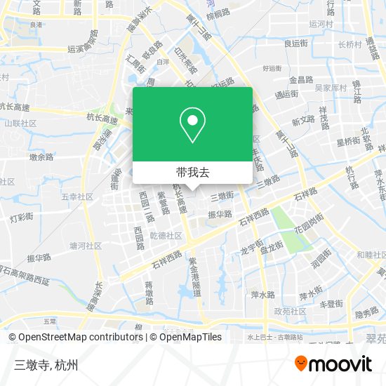 三墩寺地图