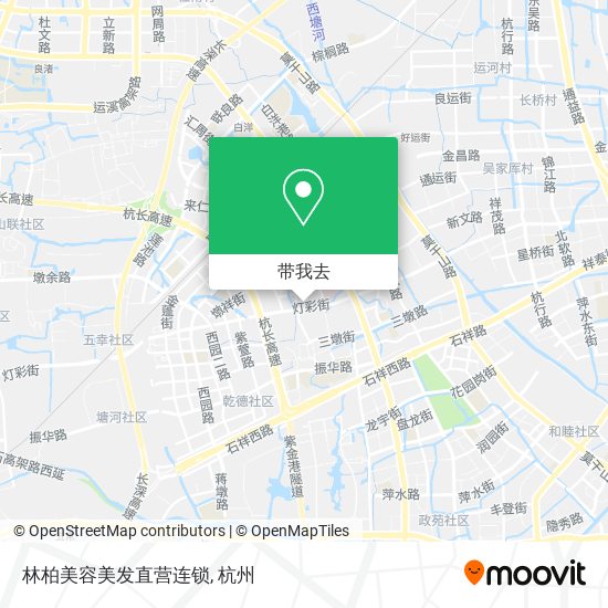 林柏美容美发直营连锁地图