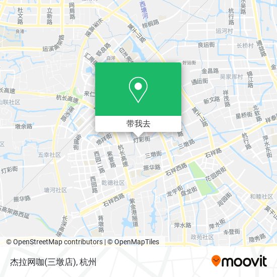 杰拉网咖(三墩店)地图