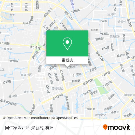 同仁家园西区-景新苑地图