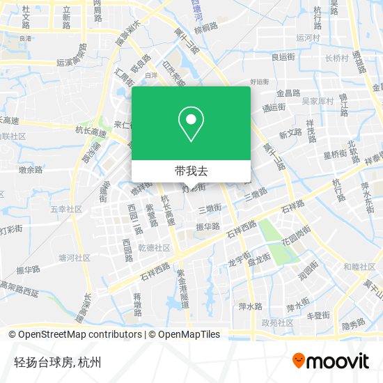 轻扬台球房地图