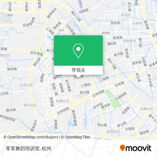 零零舞蹈培训室地图