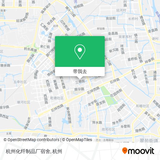 杭州化纤制品厂宿舍地图