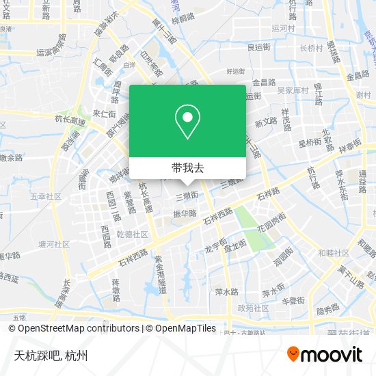 天杭踩吧地图