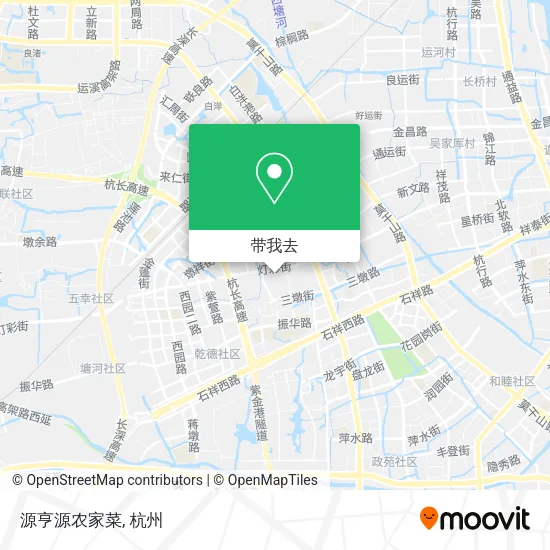 源亨源农家菜地图