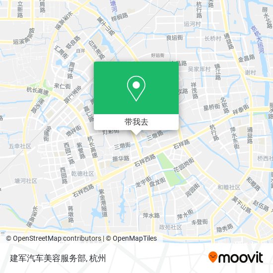 建军汽车美容服务部地图
