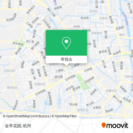 金帝花园地图